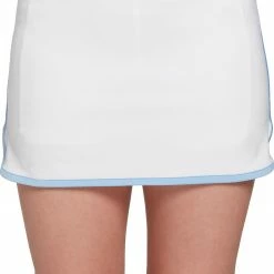 Promo 🔔 Prince 👧 Girls' Piped Detail Fashion Tennis Skort For 👧 Girls' White ❤️