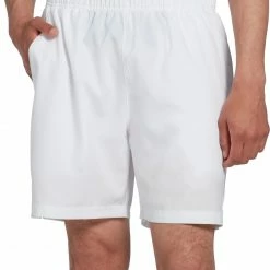 Hot Sale ⭐ Prince Men's Match 7" Woven Tennis Shorts For Men White 😉