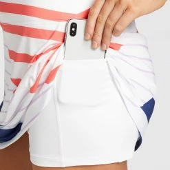 Flash Sale ⭐ Prince 👩 Women's Fashion Print Knit Tennis Skort For 👩 Women Tangerine ✔️ -Titleist sales unnamed file 1100