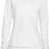 Brand new ✨ Prince 👩 Women's Fashion Geo 1/4 Zip Tennis Top For 👩 Women White Stripe 🔥