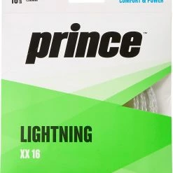 Best reviews of 🔥 Prince Lightning XX Synthetic Gut 16G Racquet String For Unisex White 👏