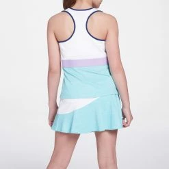 Coupon ⌛ Prince 👧 Girls' Fashion Colorblock Tennis Tank Top For 👧 Girls' White 🎁 -Titleist sales unnamed file 1158