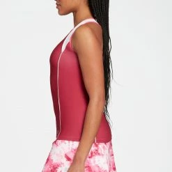 Hot Sale 🛒 Prince 👩 Women's Match Fashion Racerback Tennis Tank Top For 👩 Women Beet Red ✔️ -Titleist sales unnamed file 1163