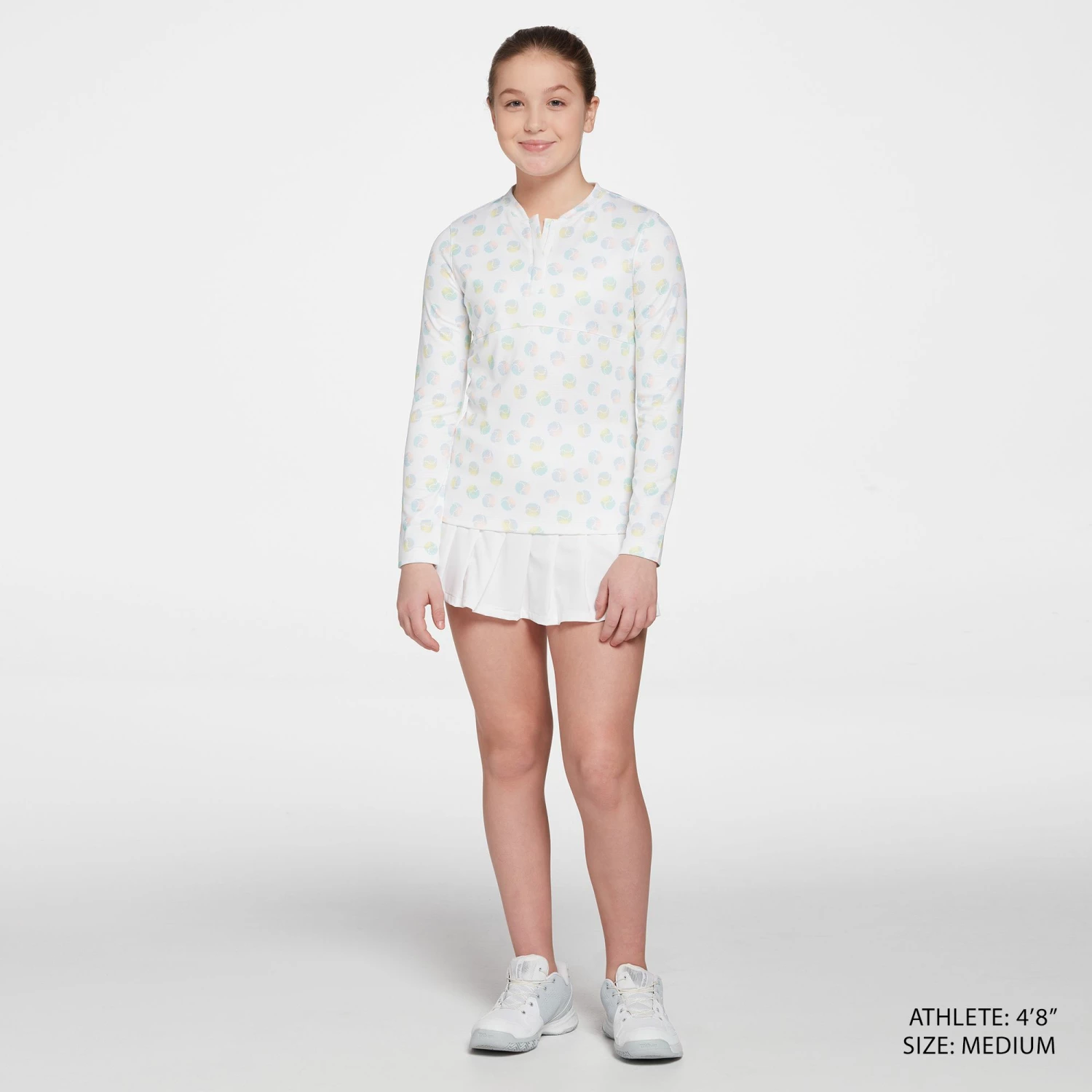 Brand new β Prince π§ Girls' Lightweight Fashion 1/4 Zip Tennis Pullover For π§ Girls' White π₯ 2 Brand new β Prince π§ Girls' Lightweight Fashion 1/4 Zip Tennis Pullover For π§ Girls' White π₯ - Image 2
