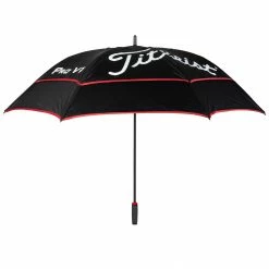 Wholesale ✔️ Titleist Tour Double Canopy Umbrella For Unisex Black/red 🔥
