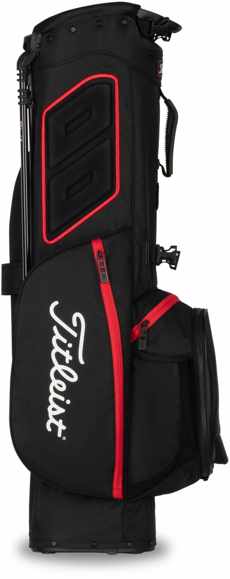 Deals π Titleist 2021 Players 4 Stand Bag For Men Black/black/red β 3 Deals π Titleist 2021 Players 4 Stand Bag For Men Black/black/red β - Image 3