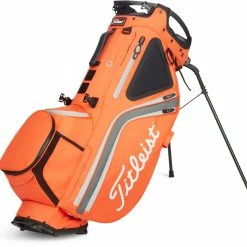 Cheap 🛒 Titleist 2022 Hybrid 14 Stand Bag For 👩 Women Flame/gray 🔥