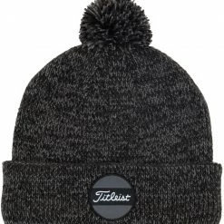 Outlet ✔️ Titleist Men's Boardwalk Pom Pom Golf Hat For Men Heather White ⭐