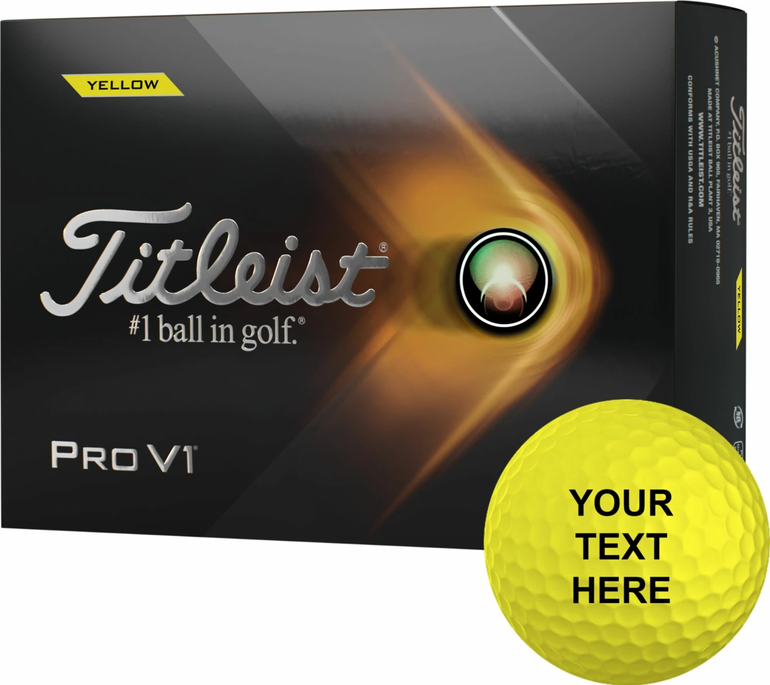 Flash Sale ๐ Titleist 2021 Pro V1 Yellow Personalized Golf Balls For Men ๐ 1 Flash Sale ๐ Titleist 2021 Pro V1 Yellow Personalized Golf Balls For Men ๐
