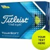 Best deal ✨ Titleist 2022 Tour Soft Yellow Personalized Golf Balls For Unisex ⌛