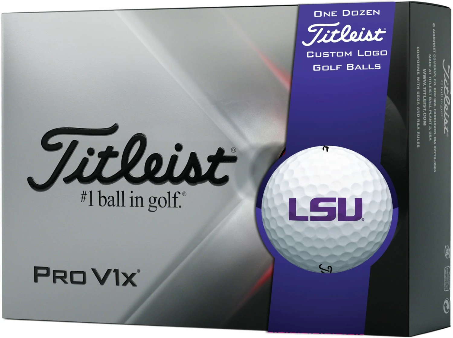 Outlet โ Titleist 2021 Pro V1x LSU Tigers Golf Balls For Unisex ๐ 1 Outlet โ Titleist 2021 Pro V1x LSU Tigers Golf Balls For Unisex ๐