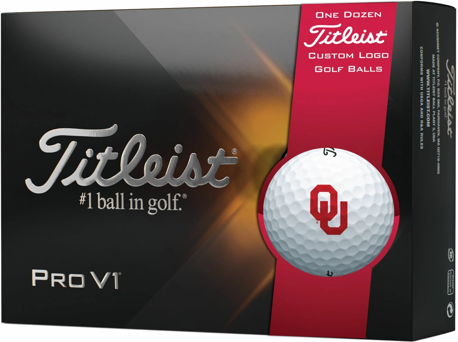 New ✔️ Titleist 2021 Pro V1 Oklahoma Sooners Golf Balls For 👩 Women 👍 1 New ✔️ Titleist 2021 Pro V1 Oklahoma Sooners Golf Balls For 👩 Women 👍