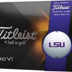 Best Pirce ❤️ Titleist 2021 Pro V1 LSU Tigers Golf Balls For Men 🔔