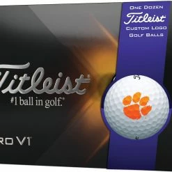 Promo 🔥 Titleist 2021 Pro V1 Clemson Tigers Golf Balls For Men 🎉