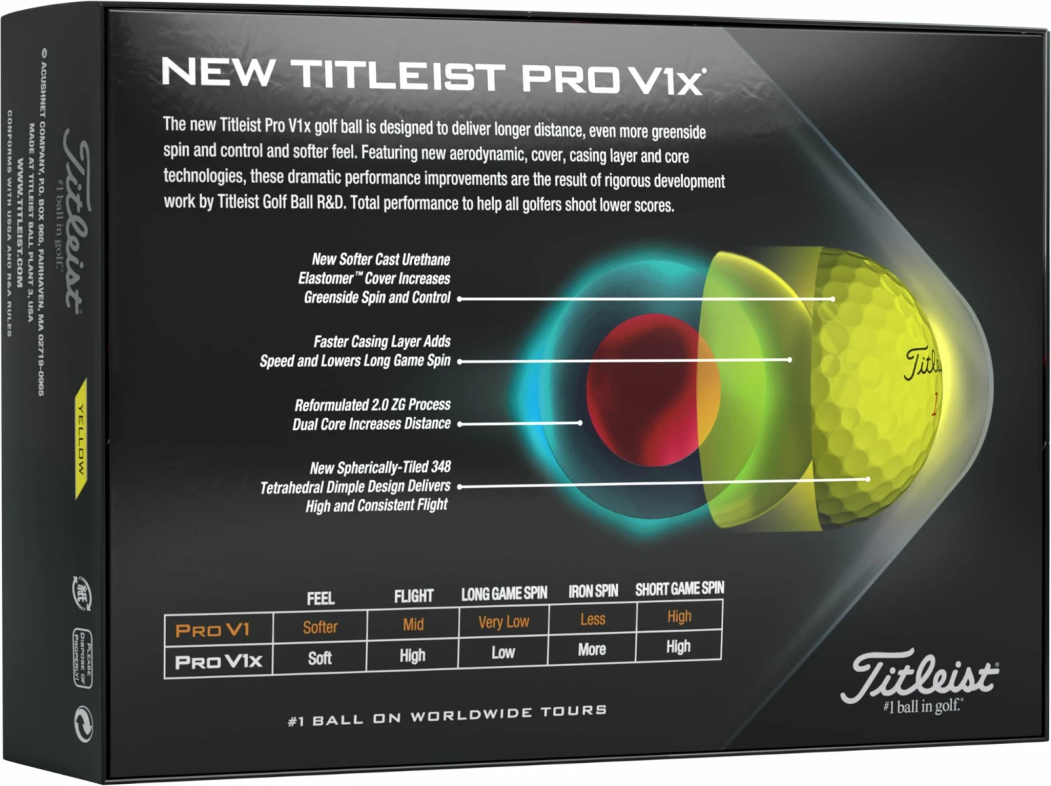 Discount ๐ Titleist 2021 Pro V1x Yellow Personalized Golf Balls For Men โ 6 Discount ๐ Titleist 2021 Pro V1x Yellow Personalized Golf Balls For Men โ - Image 6