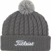 Best reviews of ✨ Titleist Men's Cable Knit Pom Pom Golf Hat For Men Grey 😉