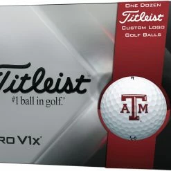 Flash Sale ❤️ Titleist 2021 Pro V1x Texas A&M Golf Balls For 👩 Women 🛒