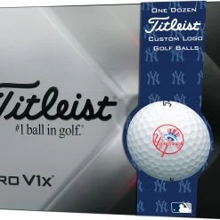 Hot Sale 🌟 Titleist 2021 Pro V1x New York Yankees Golf Balls For Unisex 🤩