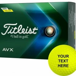Buy ❤️ Titleist 2022 AVX Yellow Same Number Personalized Golf Balls For Unisex ✔️