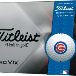 Best Sale 🥰 Titleist 2021 Pro V1x Chicago Cubs Golf Balls For Unisex 😍