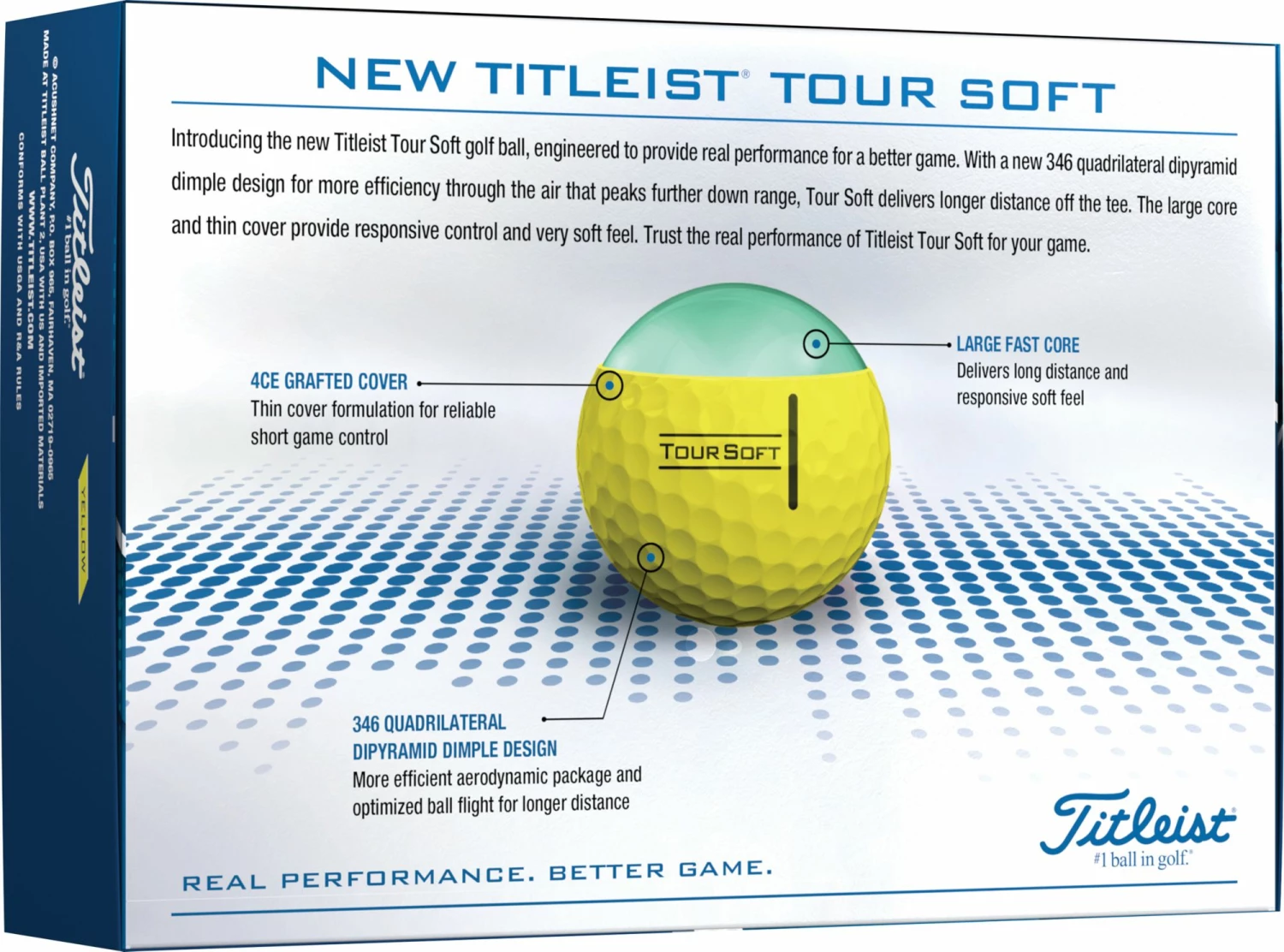 Best Sale ๐ Titleist 2022 Tour Soft Yellow Same Number Personalized Golf Balls For Men ๐งจ 3 Best Sale ๐ Titleist 2022 Tour Soft Yellow Same Number Personalized Golf Balls For Men ๐งจ - Image 3