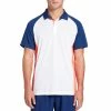 Hot Sale 💯 Prince Men's Colorblock Tennis Polo For Men White Colorblock ✔️