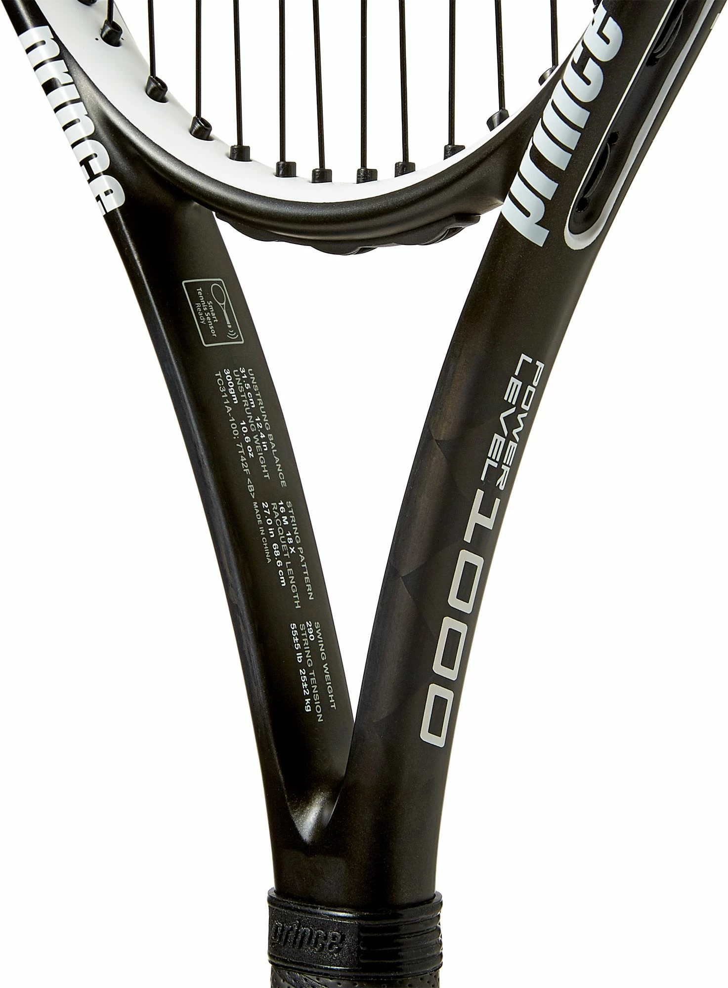 Budget π Prince 100 Warrior Tennis Racquet For Unisex Black/white β 4 Budget π Prince 100 Warrior Tennis Racquet For Unisex Black/white β - Image 4